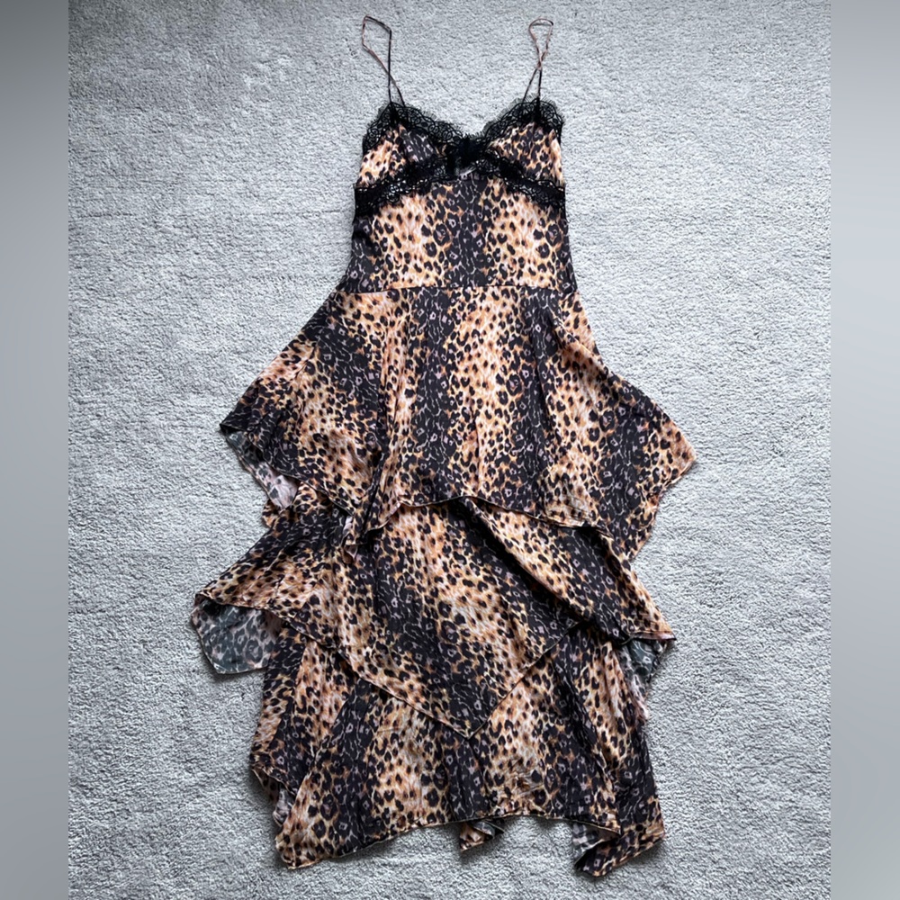 Manning Cartell Floor Length Dress - Cheetah Print